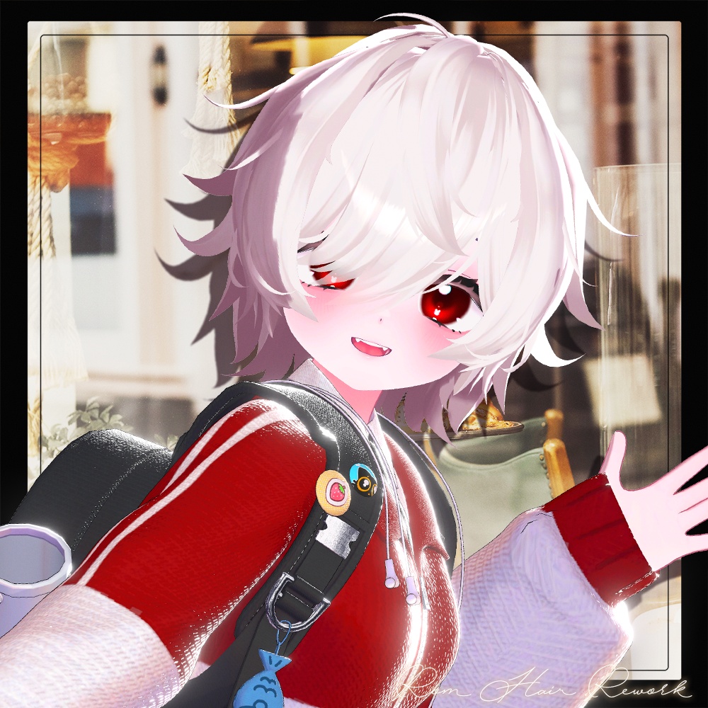 💛 Rom Hair ㅡ 【 VRChat Hair / 3Dヘア 】