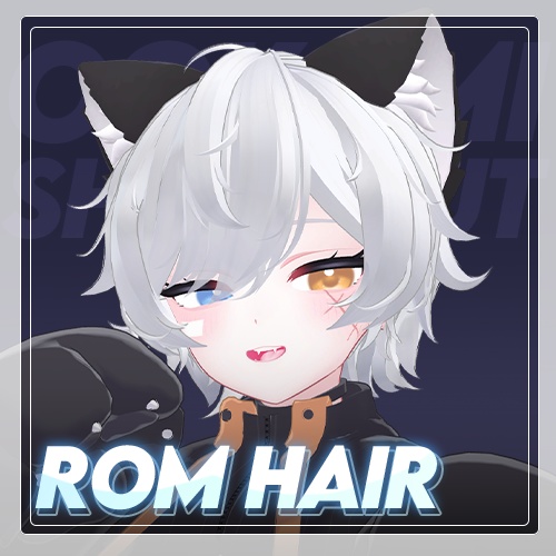[VRC Hair] Rom Hair 🐺💛