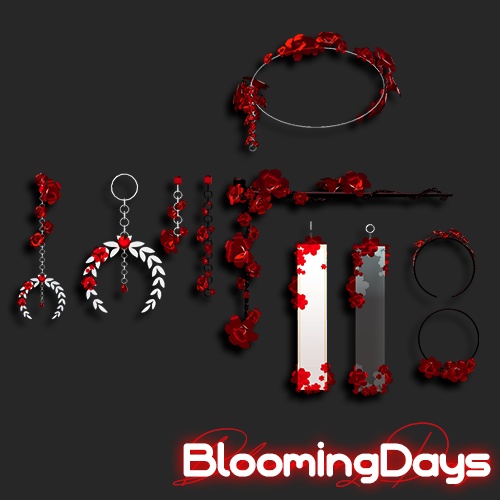 💐 Blooming Days 💐 【 VRChat アクセサリー/ VRChat Accessories 】