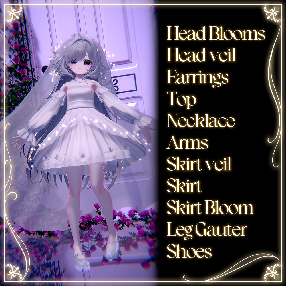 ✨𝑴𝒚 𝑫𝒆𝒂𝒓 𝑹𝒐𝒔𝒂𝒓𝒊𝒂 - 彼女のロザリア・그녀의 로자리아 / 【 VRChat Clothes 】
