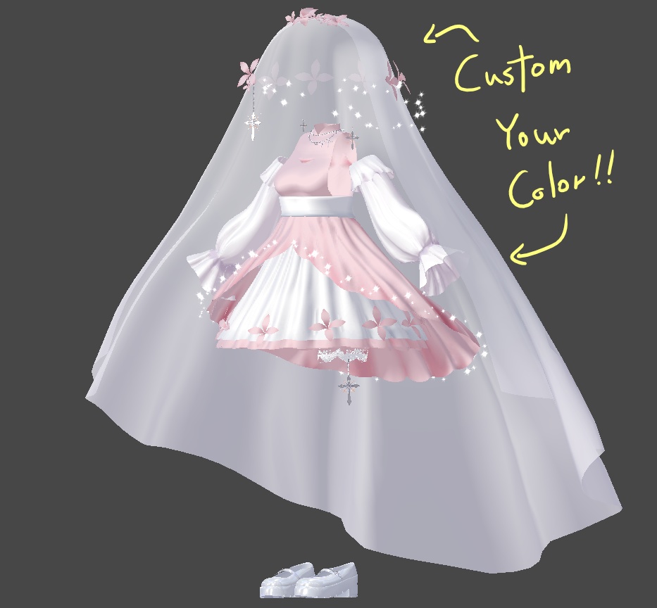 ✨𝑴𝒚 𝑫𝒆𝒂𝒓 𝑹𝒐𝒔𝒂𝒓𝒊𝒂 - 彼女のロザリア・그녀의 로자리아 / 【 VRChat Clothes 】