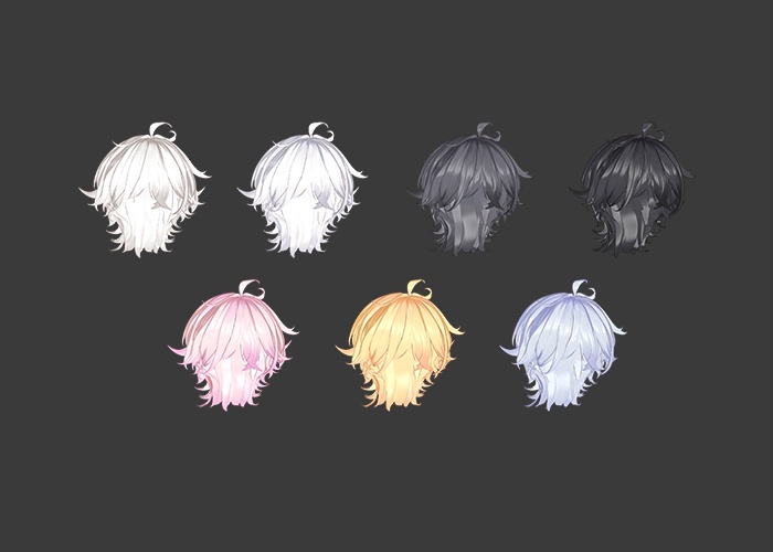 Belial Hair - 【 VRC Hair 】