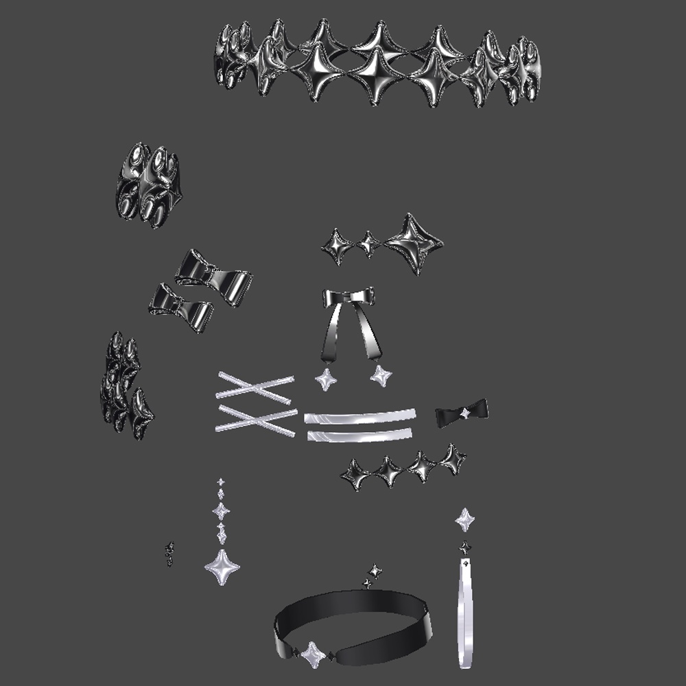 キラ✨するものたち 【 VRChat アクセサリー/ VRChat Accessories 】