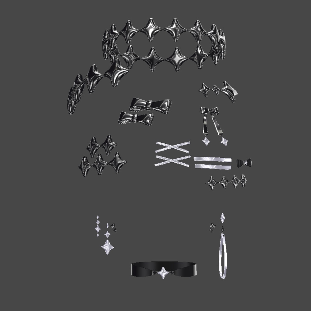 キラ✨するものたち 【 VRChat アクセサリー/ VRChat Accessories 】