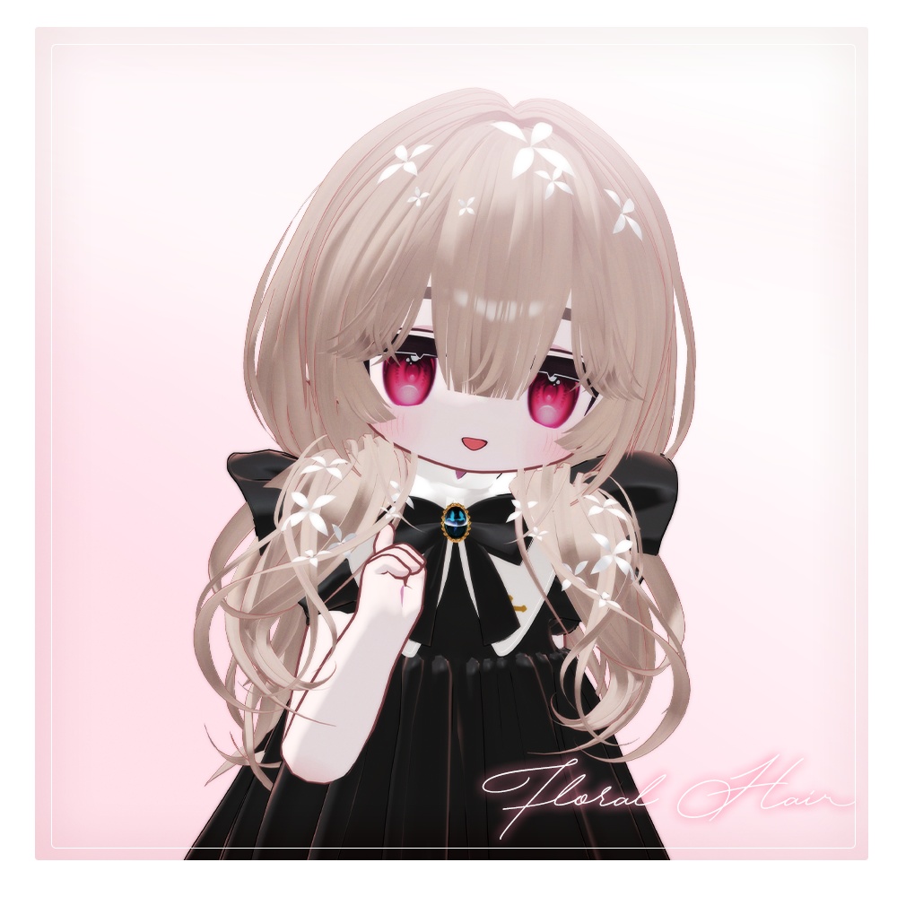 ๐ธใใญใผใฉใซยทใใข / floral hair ใ
ก ใ VRChat Hair ใ