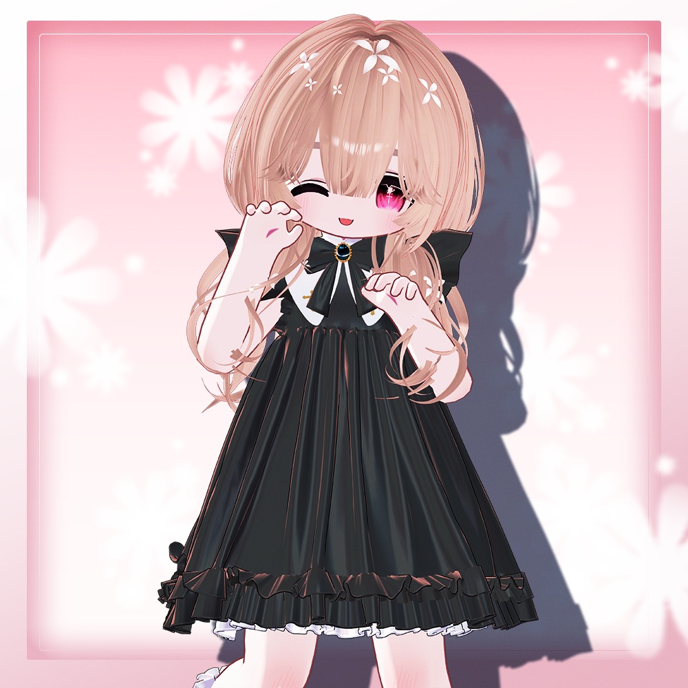 🌸フローラル·ヘア / floral hair ㅡ 【 VRChat Hair 】