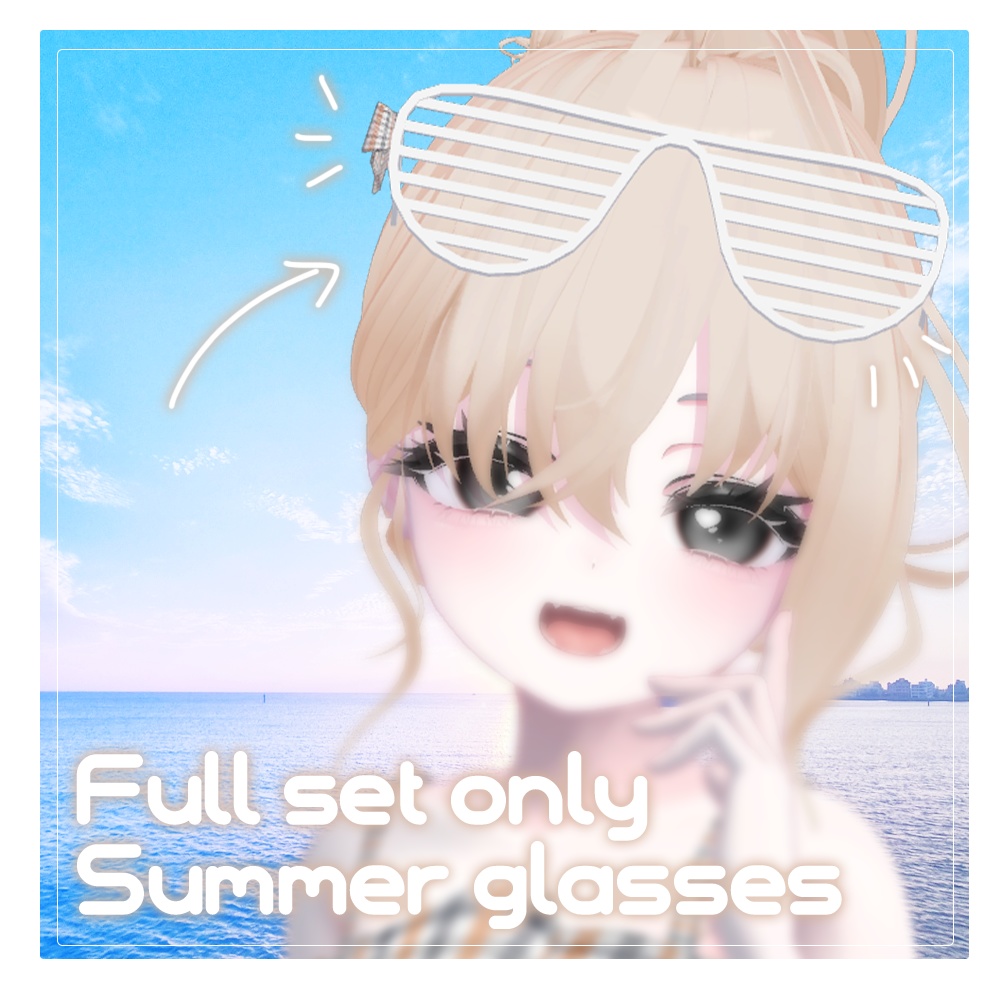 🌊Pastel check Monokini🌊 - 【 VRC Clothes 】