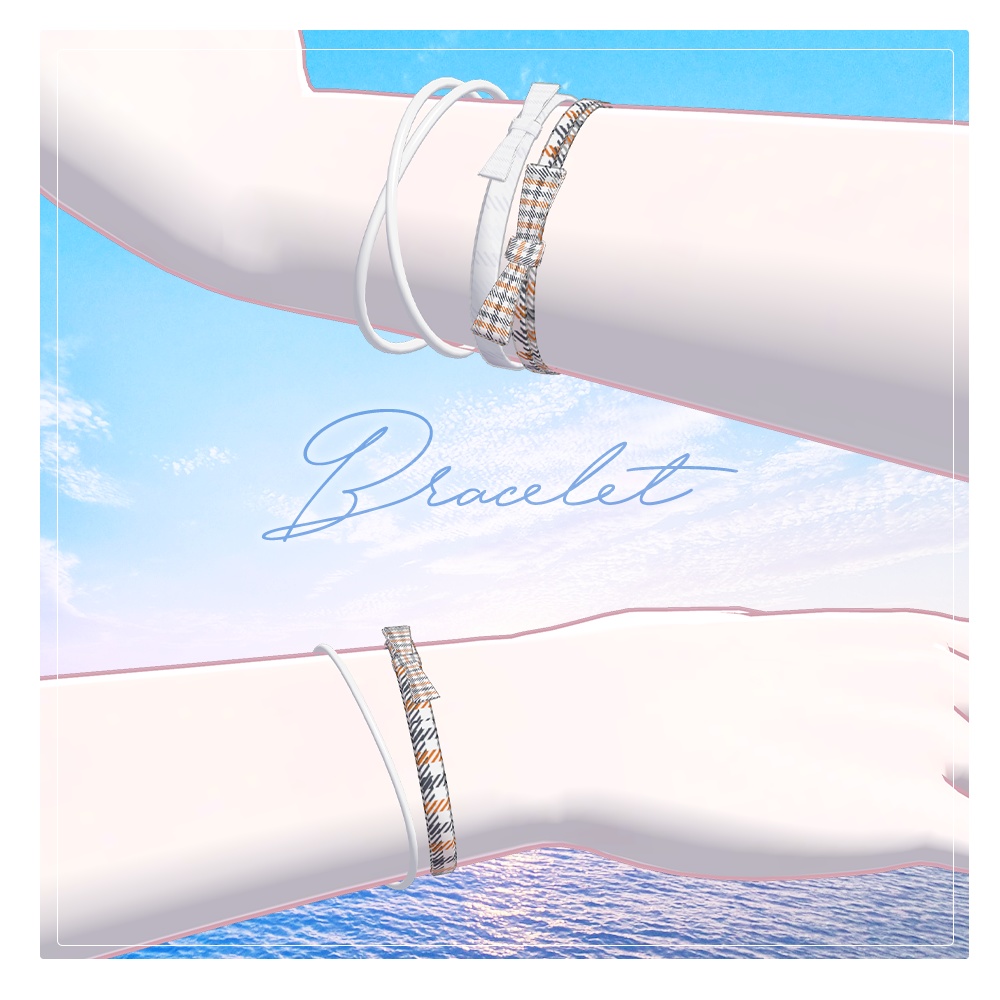 🌊Pastel check Monokini🌊 - 【 VRC Clothes 】