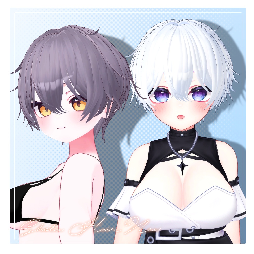 Shota hair new ㅡ 【 VRChat Hair / 3Dヘアモデル】