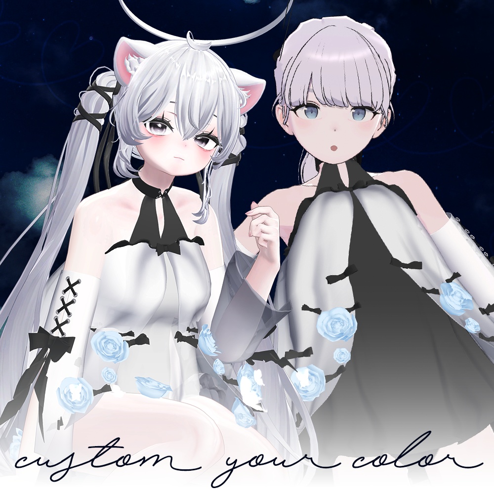 🌹親愛なる彼女に甘い夢を / Dear her sweet dreams -【 VRChat 衣装 / VRChat Clothes 】