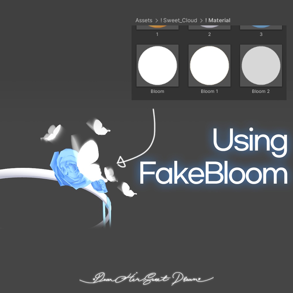 🌹親愛なる彼女に甘い夢を / Dear her sweet dreams -【 VRChat 衣装 / VRChat Clothes 】