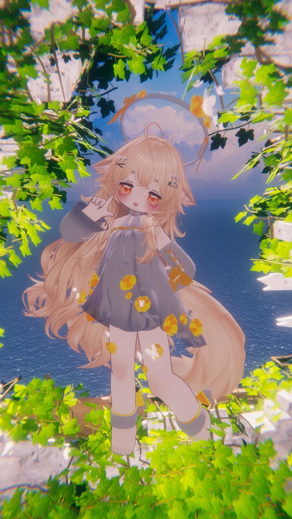 🌹親愛なる彼女に甘い夢を / Dear her sweet dreams -【 VRChat 衣装 / VRChat Clothes 】