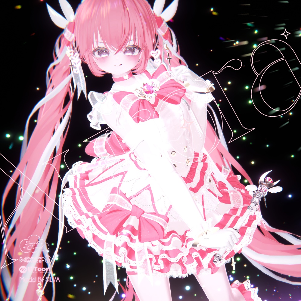 💗無料💗 Aurora Hair 0.3 ver ㅡ 【 VRChat Hair / 3Dヘア 】
