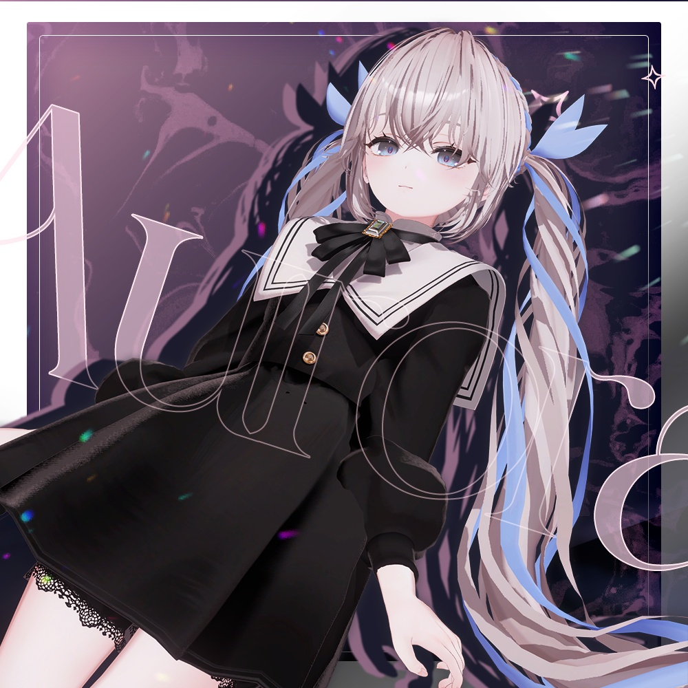 💗無料💗 Aurora Hair 0.4 ver ㅡ 【 VRChat Hair / 3Dヘア 】