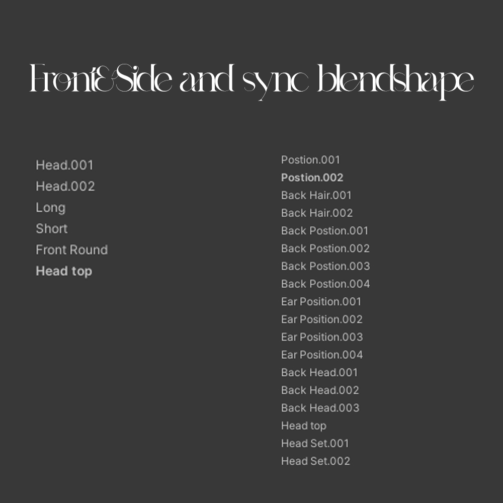 💗無料💗 Aurora Hair 0.3 ver ㅡ 【 VRChat Hair / 3Dヘア 】