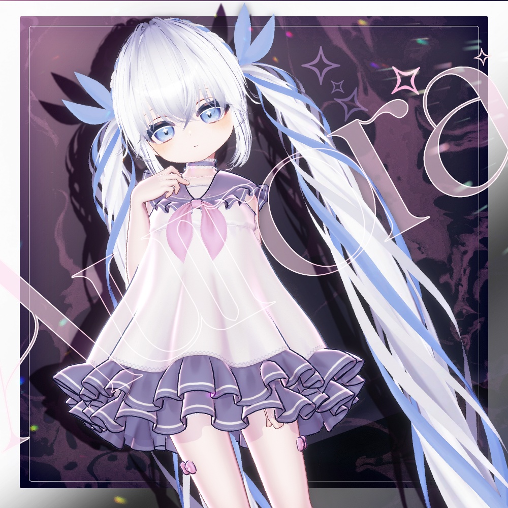 💗無料💗 Aurora Hair 0.4 ver ㅡ 【 VRChat Hair / 3Dヘア 】