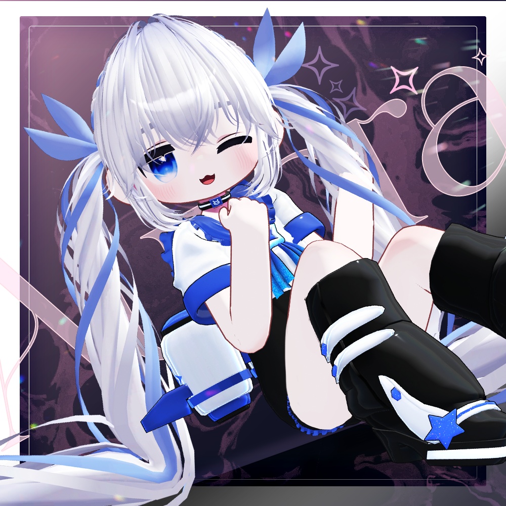 💗無料💗 Aurora Hair 0.3 ver ㅡ 【 VRChat Hair / 3Dヘア 】