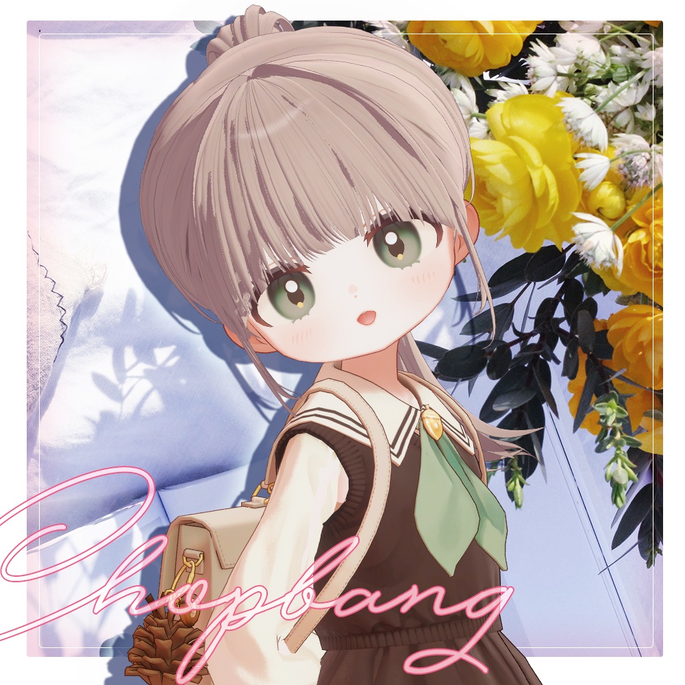 ⭐️ chop-bang Hair  ㅡ 【 VRChat Hair / 3Dヘア 】