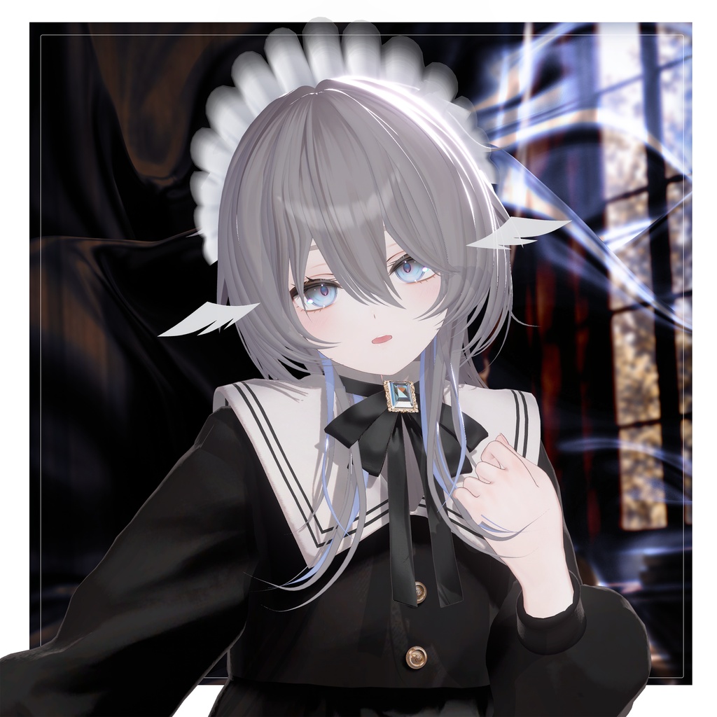 💙 J Hair ㅡ 【 VRChat Hair / 3Dヘア 】
