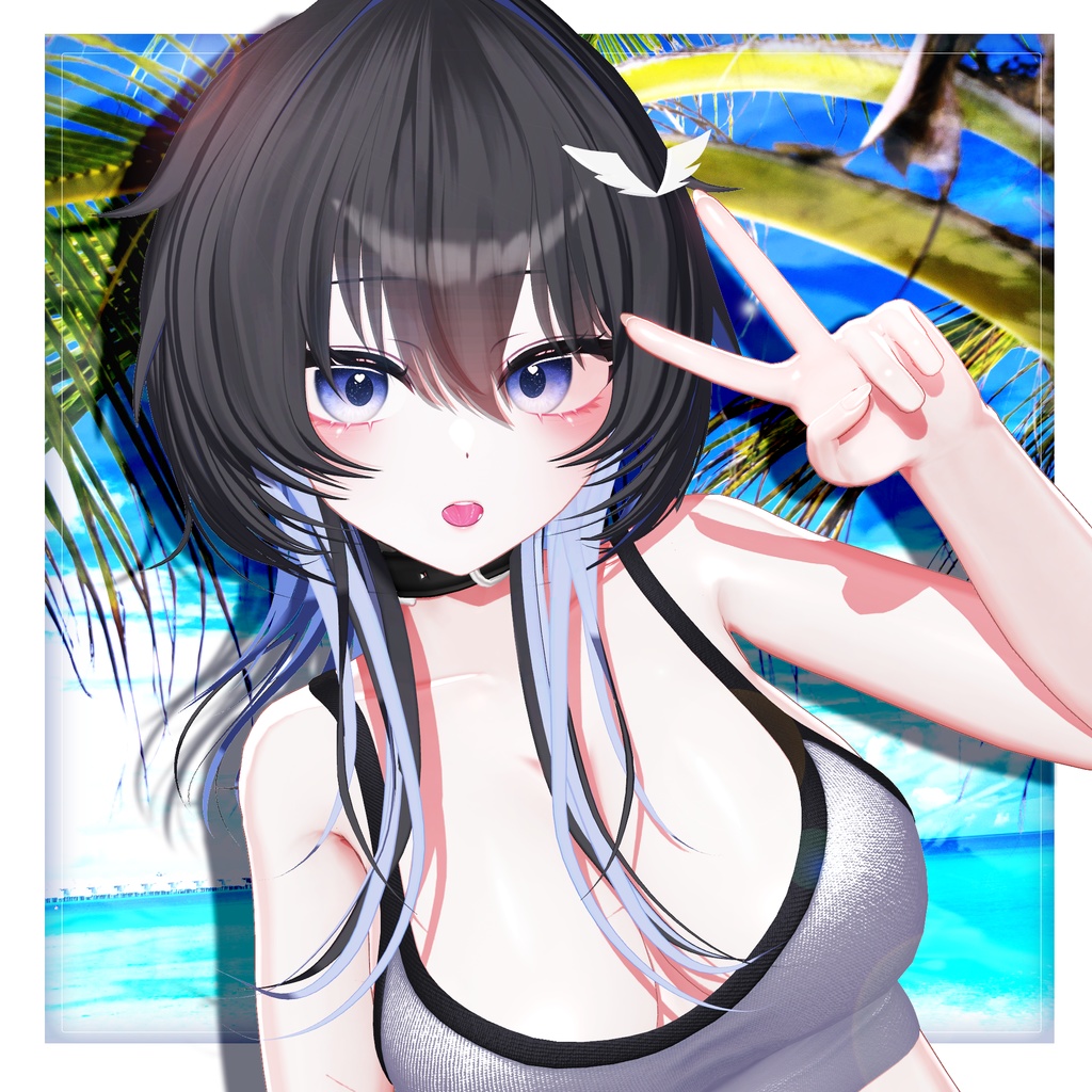 💙 J Hair ㅡ 【 VRChat Hair / 3Dヘア 】