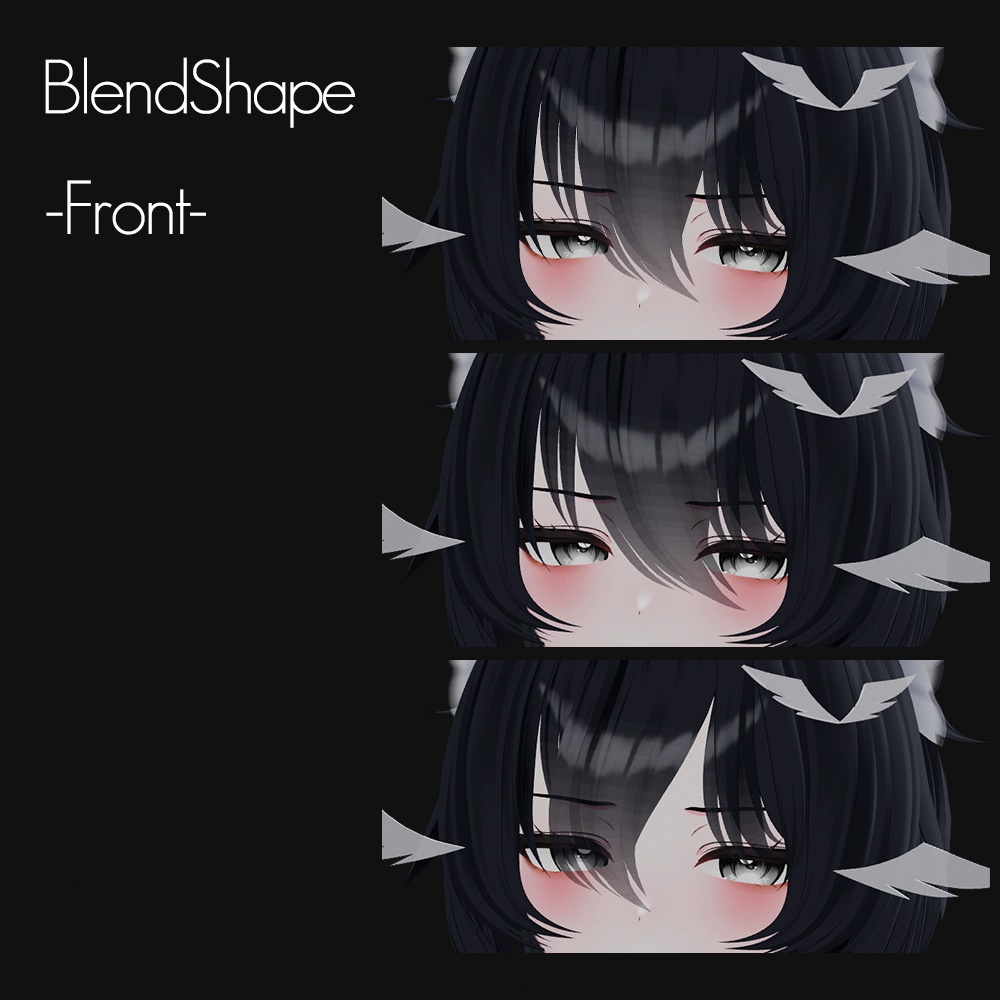 💙 J Hair ㅡ 【 VRChat Hair / 3Dヘア 】