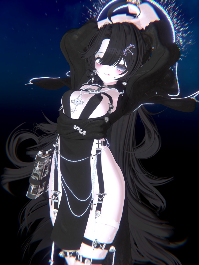 💜 ‧₊˚  エウニケ·ロング ଓ ₊ ˚ ˖ Eunike Long ㅡ 【 VRChat Hair / 3Dヘア 】