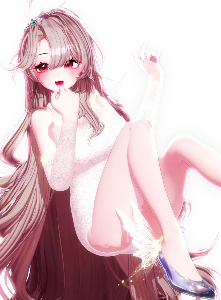 💜 ‧₊˚  エウニケ·ロング ଓ ₊ ˚ ˖ Eunike Long ㅡ 【 VRChat Hair / 3Dヘア 】