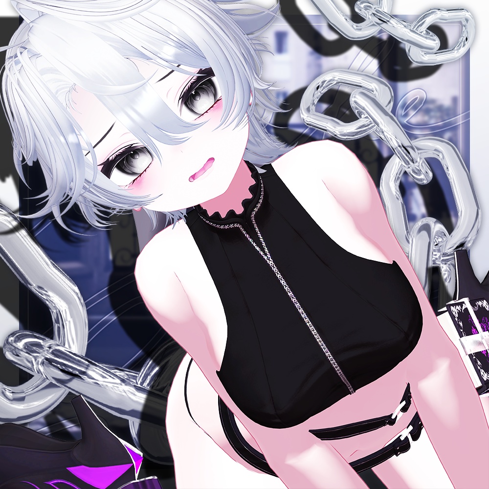 🖤݁. ⊹ ₊ エウニケショーツ ݁₊ ⊹ . Eunike Shorts ㅡ 【 VRChat Hair / 3Dヘア 】