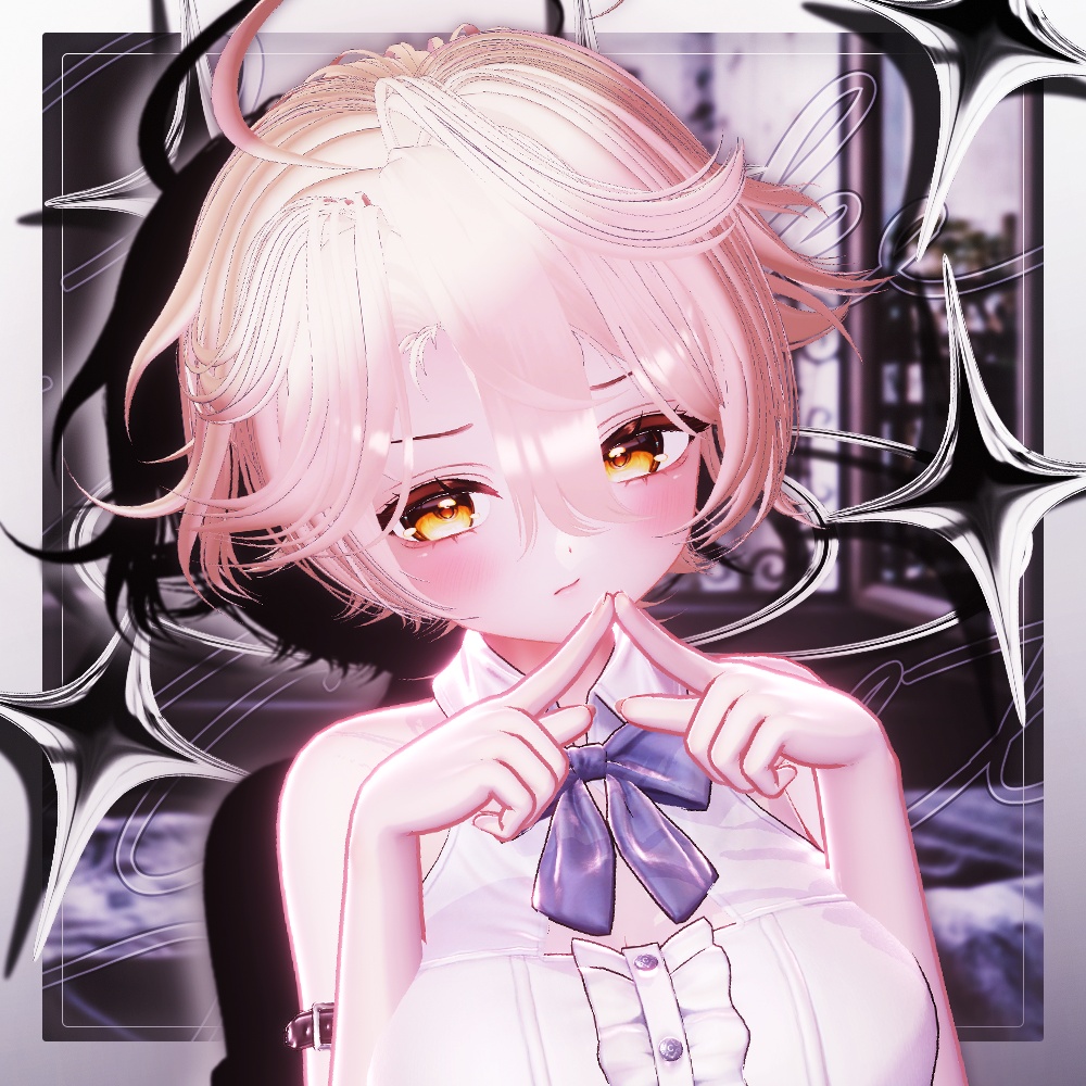 🖤݁. ⊹ ₊ エウニケショーツ ݁₊ ⊹ . Eunike Shorts ㅡ 【 VRChat Hair / 3Dヘア 】