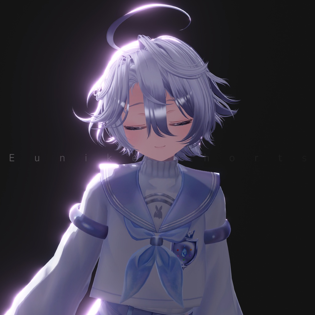 🖤݁. ⊹ ₊ エウニケショーツ ݁₊ ⊹ . Eunike Shorts ㅡ 【 VRChat Hair / 3Dヘア 】