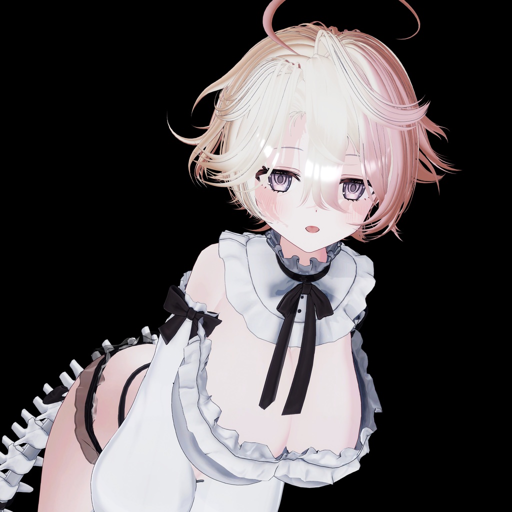 🖤݁. ⊹ ₊ エウニケショーツ ݁₊ ⊹ . Eunike Shorts ㅡ 【 VRChat Hair / 3Dヘア 】