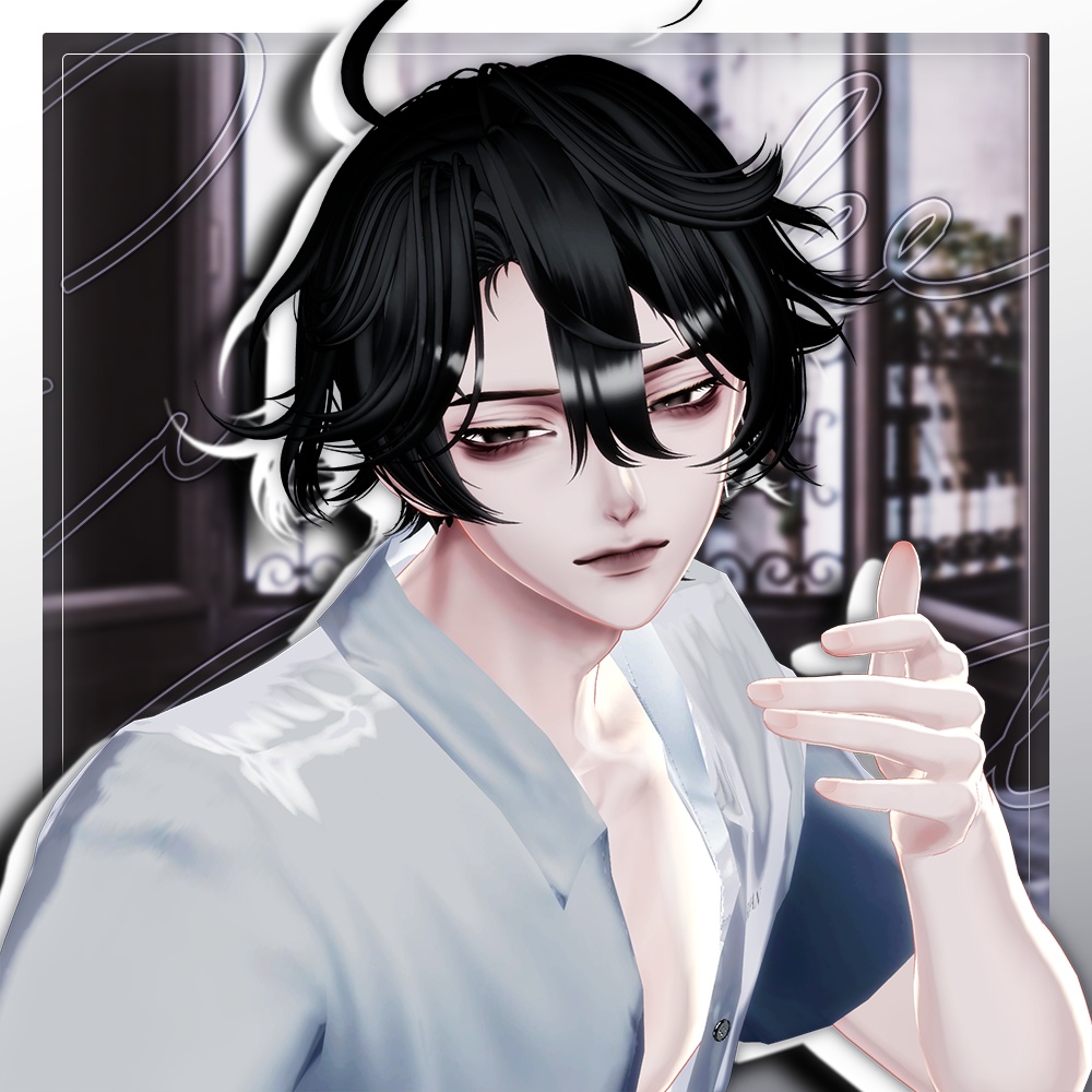 🖤݁. ⊹ ₊ エウニケショーツ ݁₊ ⊹ . Eunike Shorts ㅡ 【 VRChat Hair / 3Dヘア 】