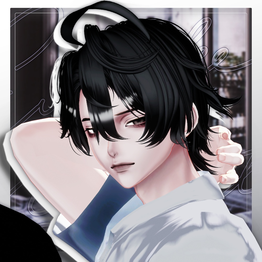 🖤݁. ⊹ ₊ エウニケショーツ ݁₊ ⊹ . Eunike Shorts ㅡ 【 VRChat Hair / 3Dヘア 】