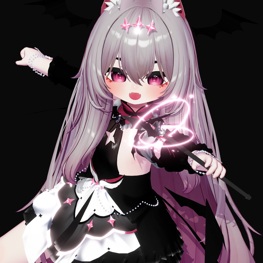 💘 Mivellea Wand(ミヴェリア ワンド) ✨ ㅡ 【 VRChat アクセサリー/ VRChat Accessories 】