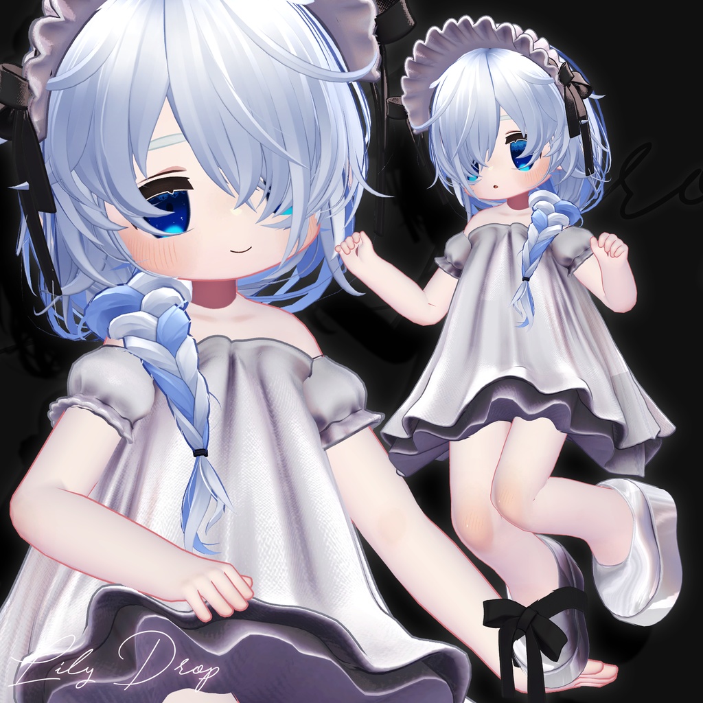 💐 Lily Drop 【 VRC 衣装 / VRChat Clothes 】