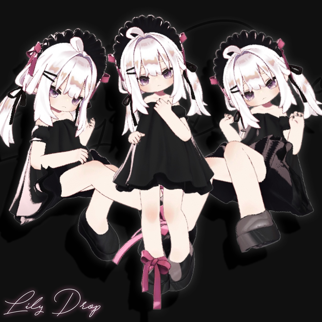 💐 Lily Drop 【 VRC 衣装 / VRChat Clothes 】