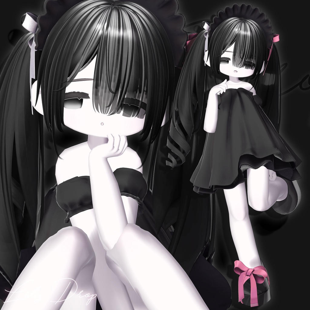 💐 Lily Drop 【 VRC 衣装 / VRChat Clothes 】