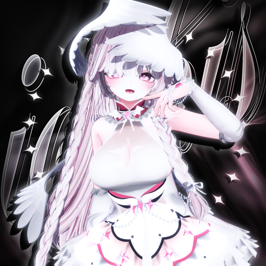 SALE ✨ iophis Long · イオフィス ロング ㅡ 【 VRChat Hair / 3Dヘア 】