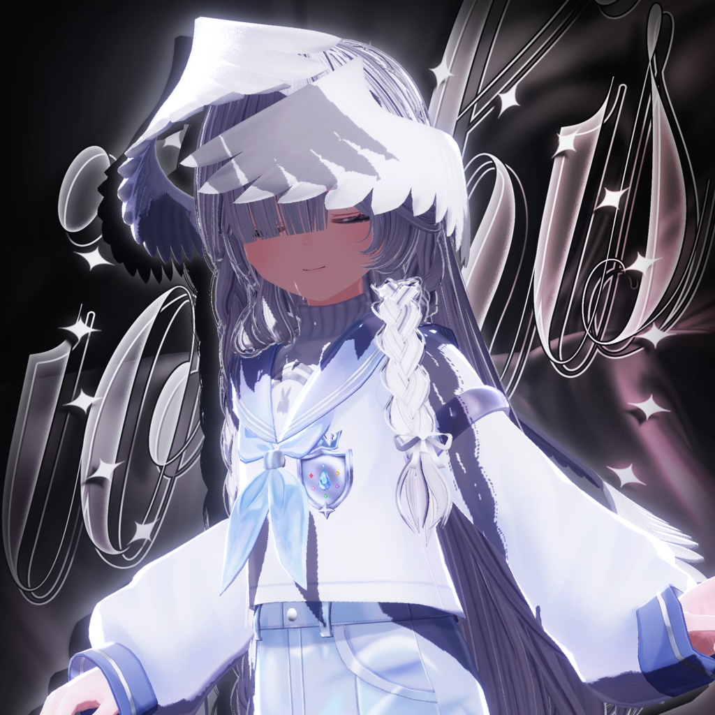 ✨ iophis Long · イオフィス ロング ㅡ 【 VRChat Hair / 3Dヘア 】