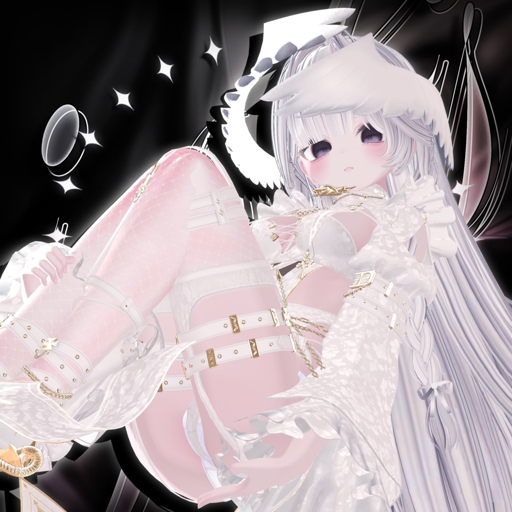 SALE ✨ iophis Long · イオフィス ロング ㅡ 【 VRChat Hair / 3Dヘア 】