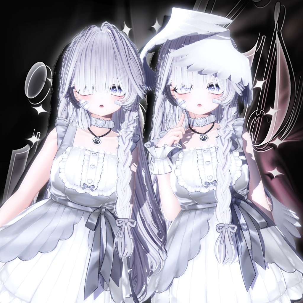 SALE ✨ iophis Long · イオフィス ロング ㅡ 【 VRChat Hair / 3Dヘア 】