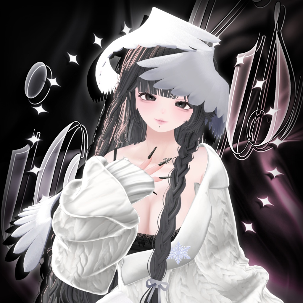 SALE ✨ iophis Long · イオフィス ロング ㅡ 【 VRChat Hair / 3Dヘア 】