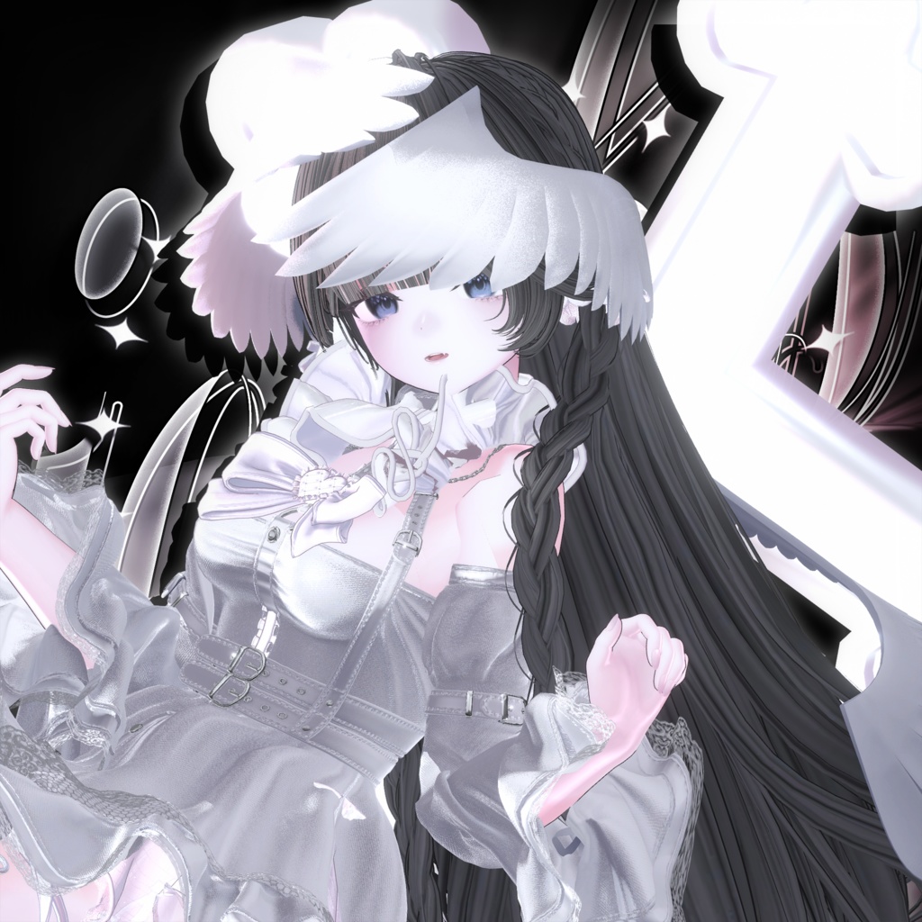 SALE ✨ iophis Long · イオフィス ロング ㅡ 【 VRChat Hair / 3Dヘア 】