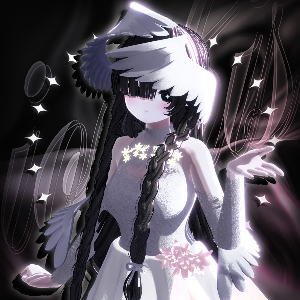 SALE ✨ iophis Long · イオフィス ロング ㅡ 【 VRChat Hair / 3Dヘア 】