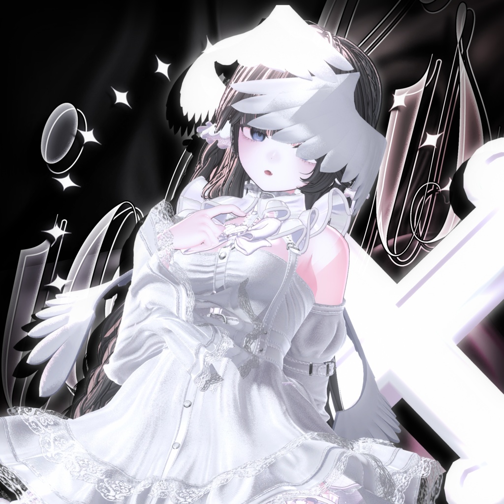 SALE ✨ iophis Long · イオフィス ロング ㅡ 【 VRChat Hair / 3Dヘア 】