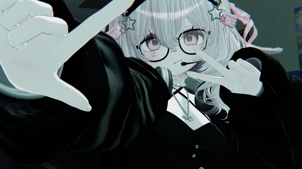 💘 ピースベベ · Peacebebe Hair ㅡ 【 VRChat Hair / 3Dヘア 】