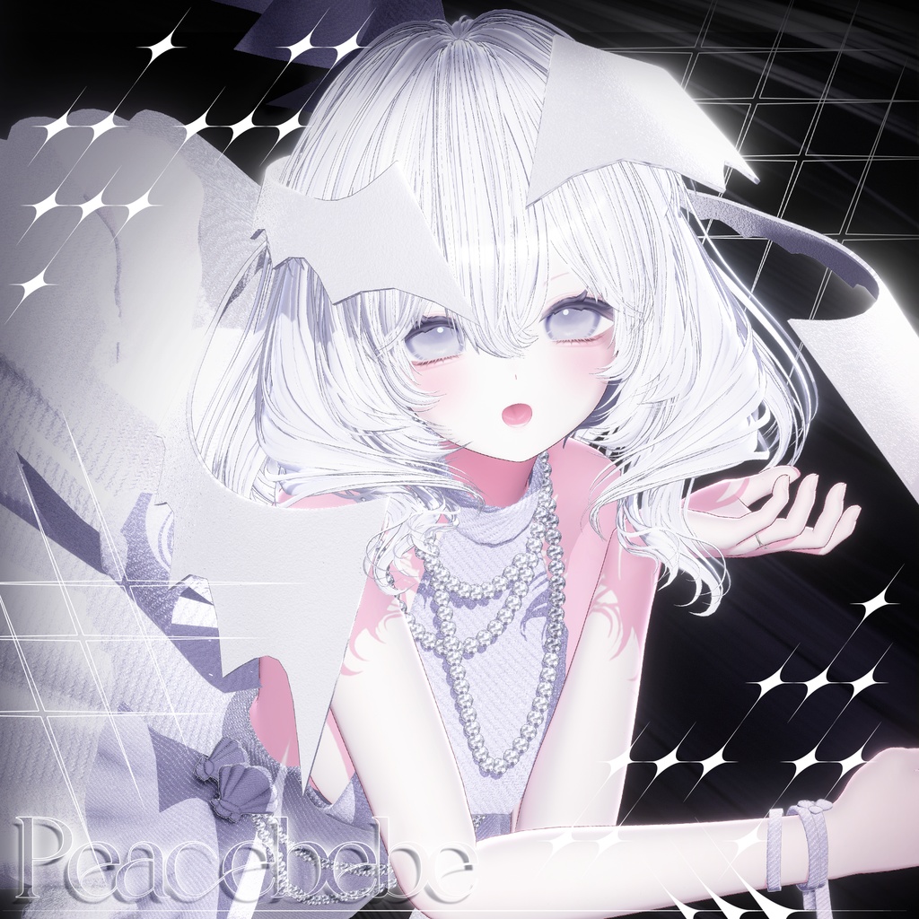 💘SALE中💘 ピースベベ · Peacebebe Hair ㅡ 【 VRChat Hair / 3Dヘア 】