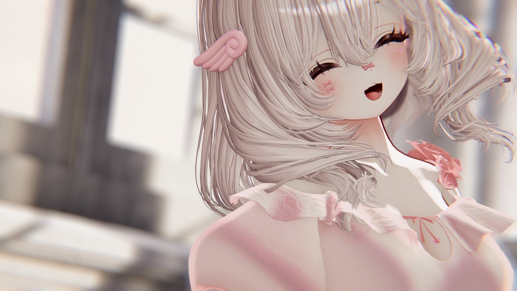 💘 ピースベベ · Peacebebe Hair ㅡ 【 VRChat Hair / 3Dヘア 】