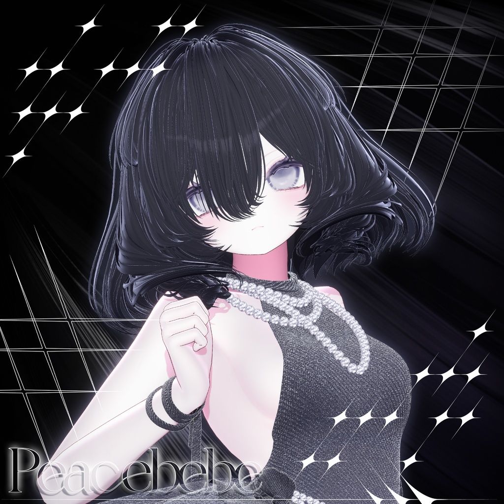💘SALE中💘 ピースベベ · Peacebebe Hair ㅡ 【 VRChat Hair / 3Dヘア 】