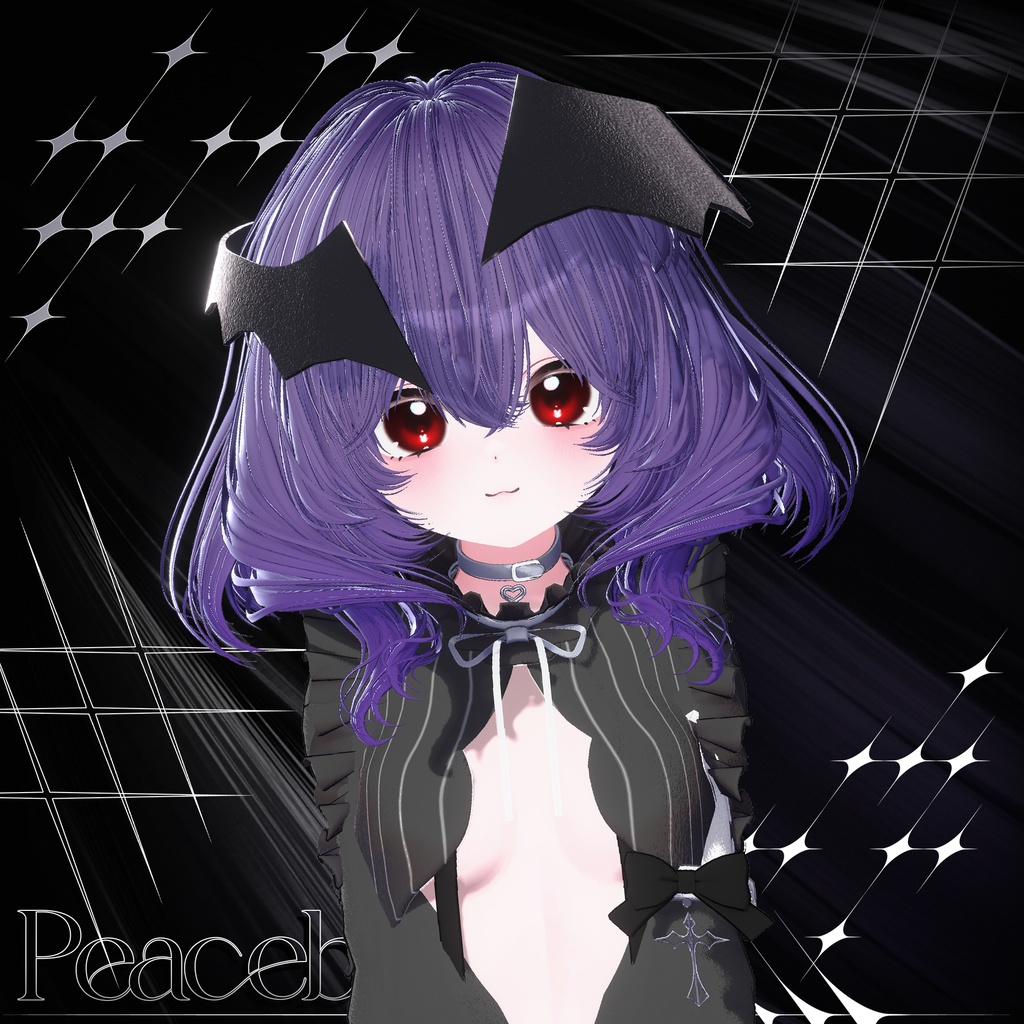 💘SALE中💘 ピースベベ · Peacebebe Hair ㅡ 【 VRChat Hair / 3Dヘア 】